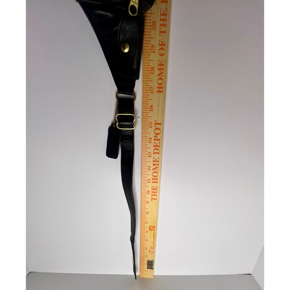 Vintage Coach Waistpack Fanny pack Black - Picture 12 of 13